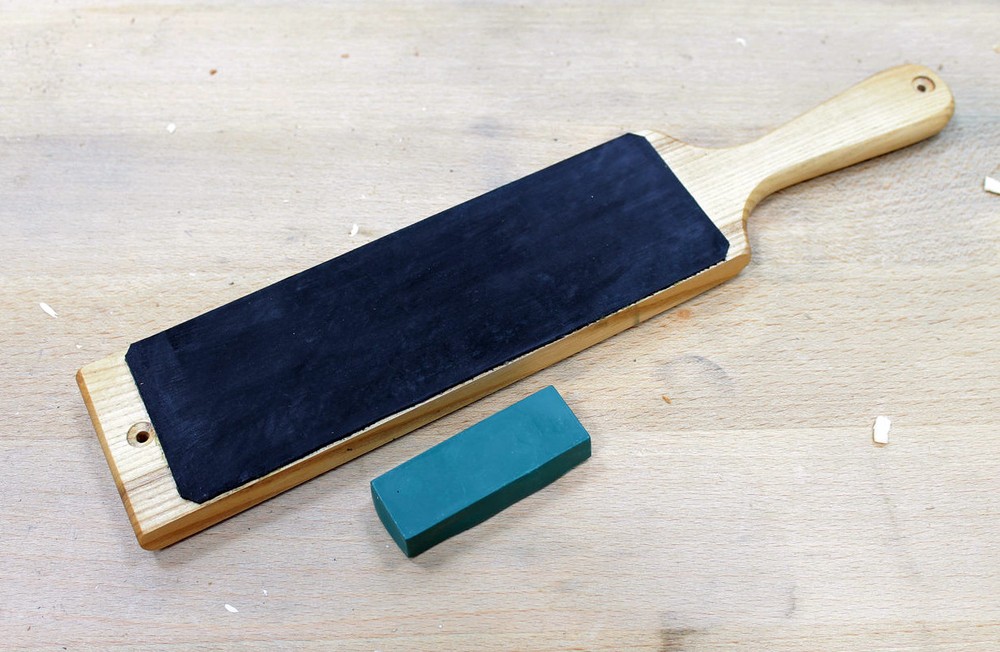 Leather Paddle Strop Dual-Sided Paddle Strop Leather Strop Sharpening Tools TOP