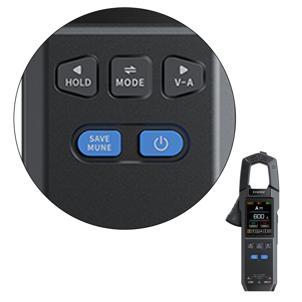 DMC-100 Current Clamp Meter, 600A Digital Multimeter