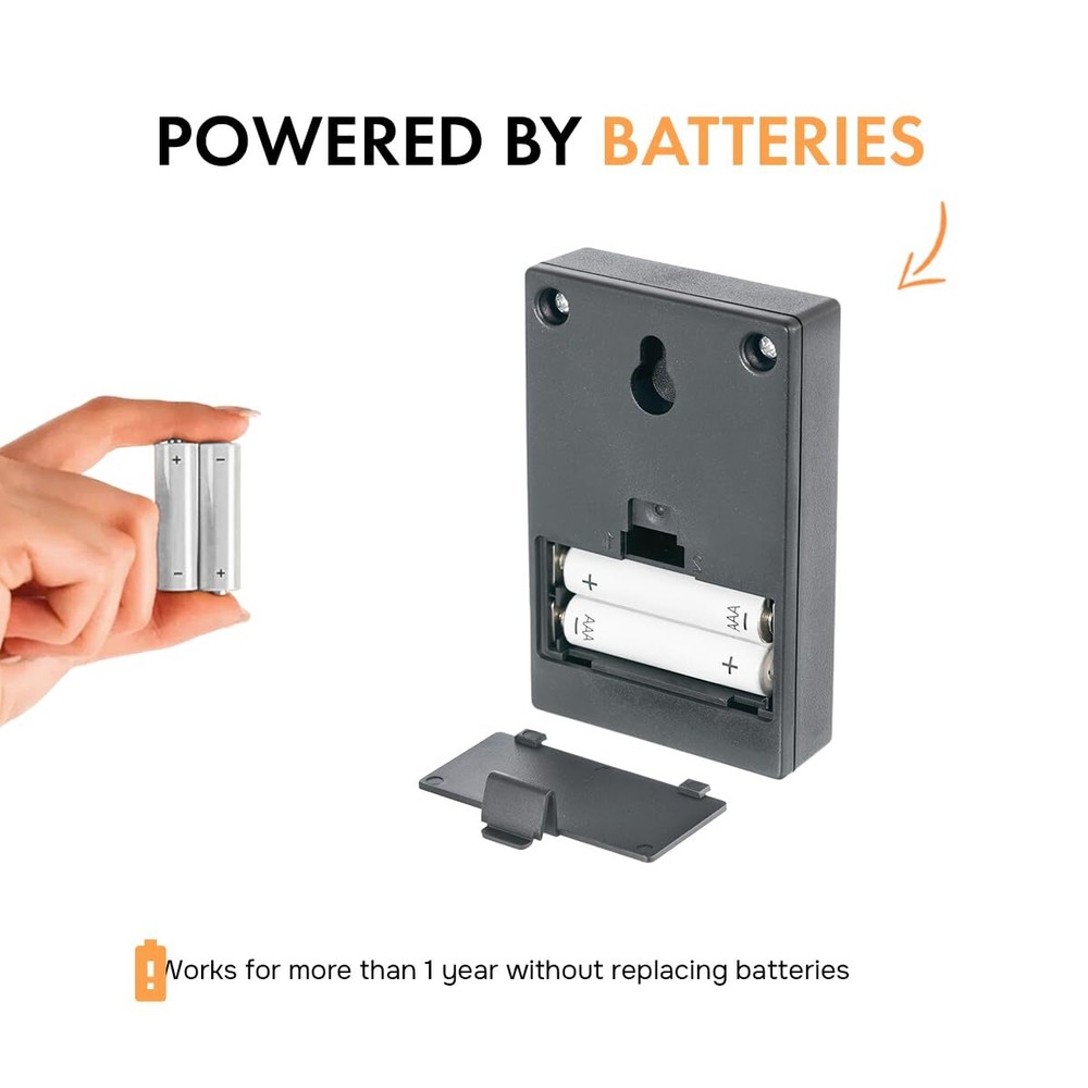 Retail People Counter Security Checkpoint Wireless LCD Display, Reset Protection