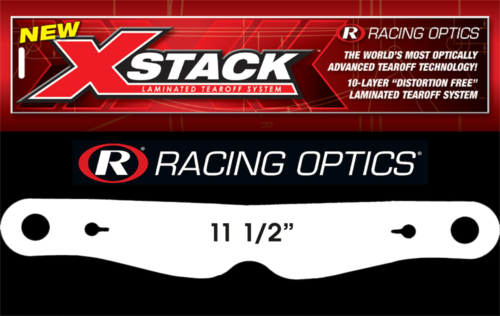 Racing Optics 10204C 2 mil Laminated Tearoffs XStack 10 (Clear)