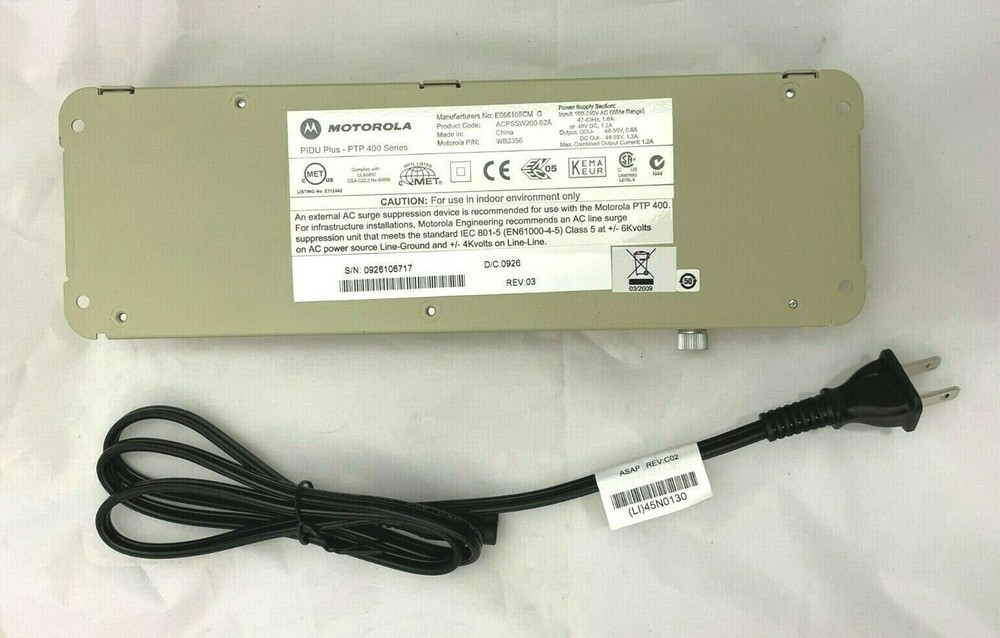 Motorola PIDU Plus PTP 400 Series