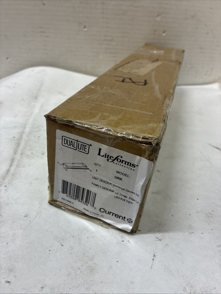 Hubbell Dual Lite Liteforms Universal Exit Light Recess Mounting Kit URK