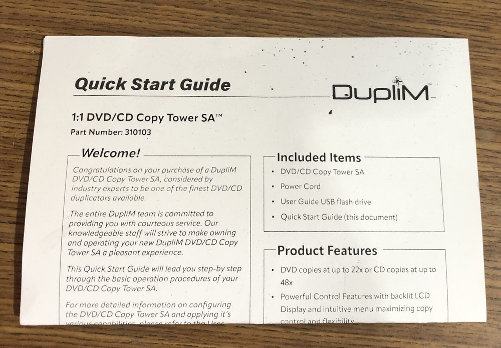 DupliM 1:1 DVD/CD Copy Tower SA - Tested