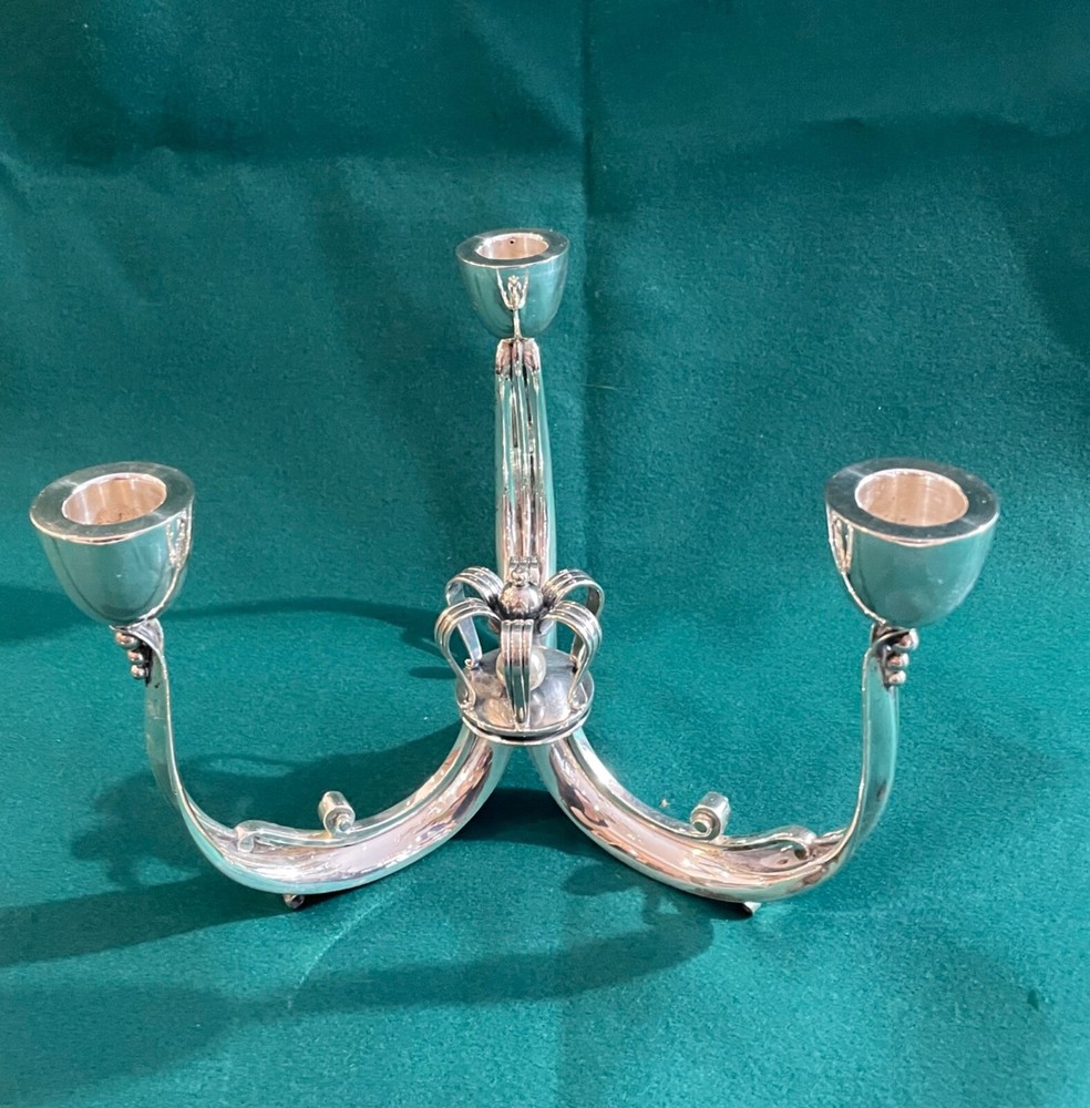 Holger Rasmussen Denmark Vintage Sterling Silver Candlestick