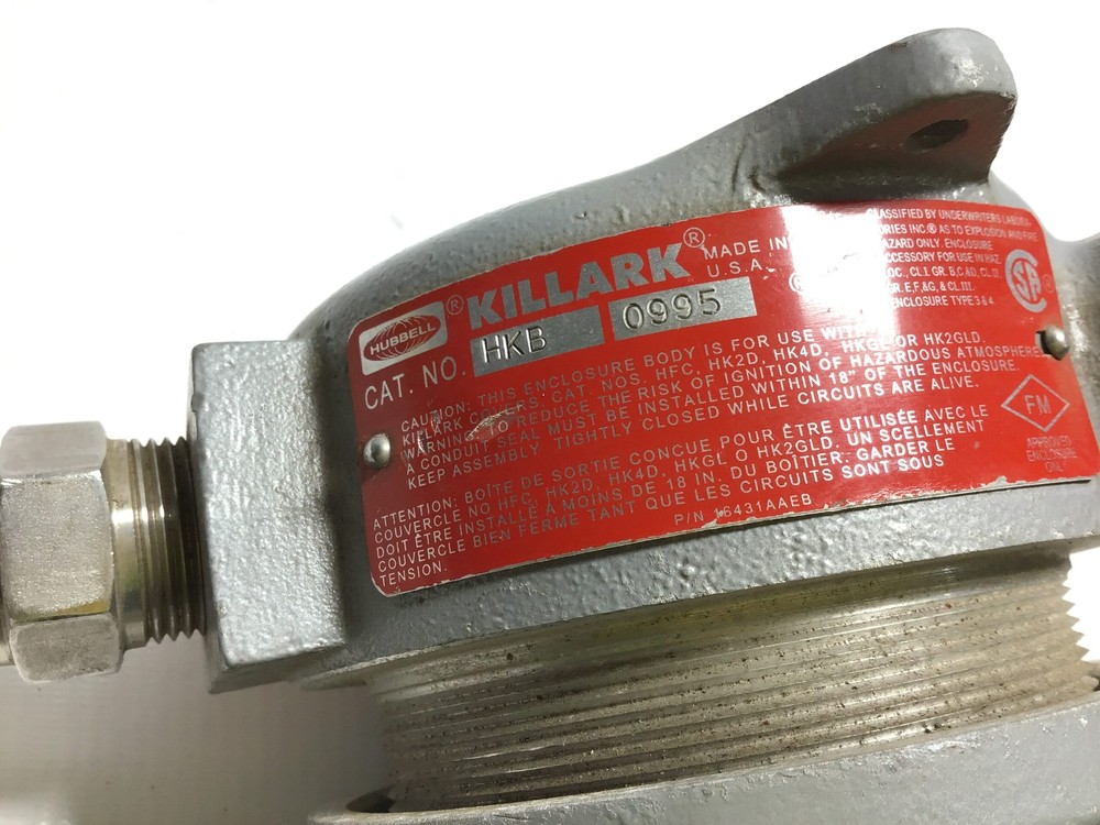  Killark HFC 0595 O2 Gas Sensor Detector Diffusion Transmitter