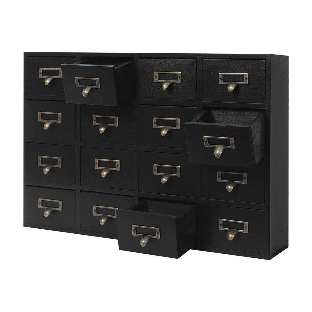 Vintage 4 PCS Drawer Cabinets - Elegant 64-Drawer Storage Solution