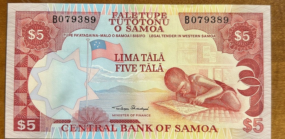 Western Samoa 5 Tala 1980 P-26