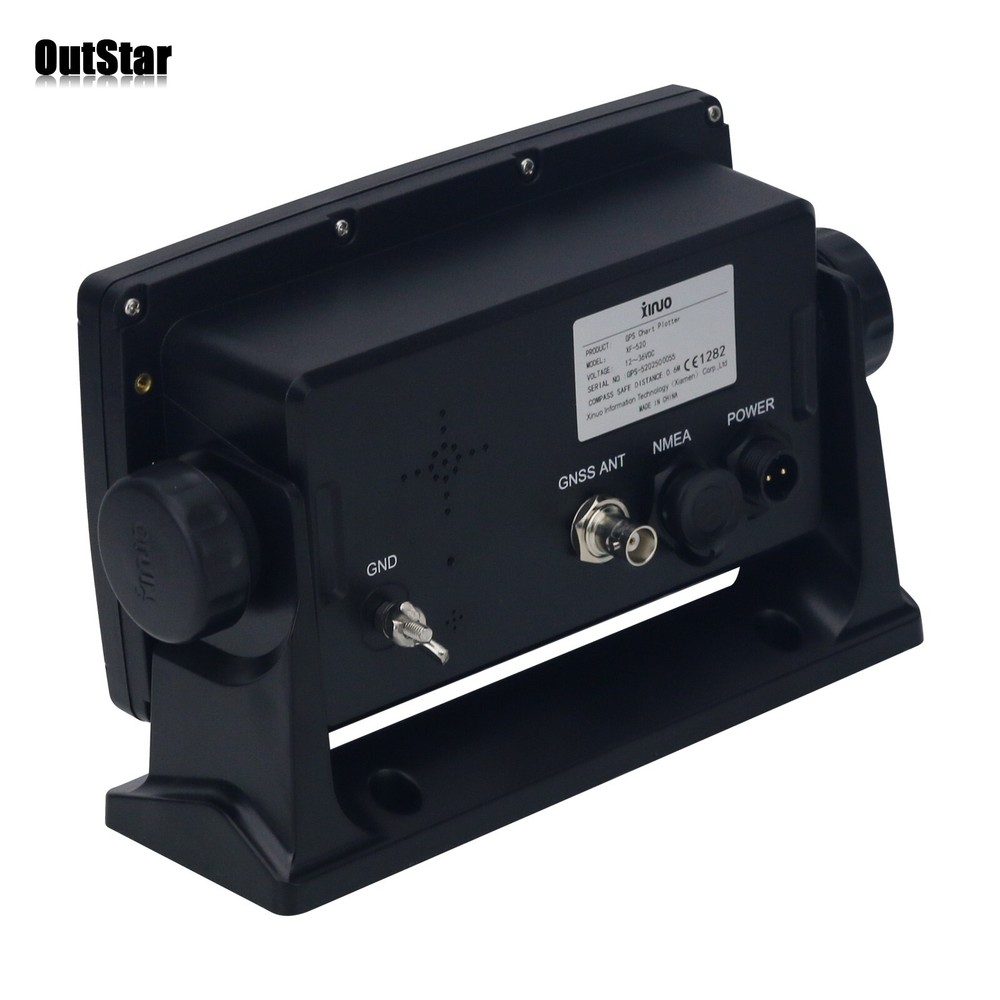XF-520 Marine GNSS Chart Plotter 5" 480x272 C-MAP/XINUO-MAP GPS Plotter