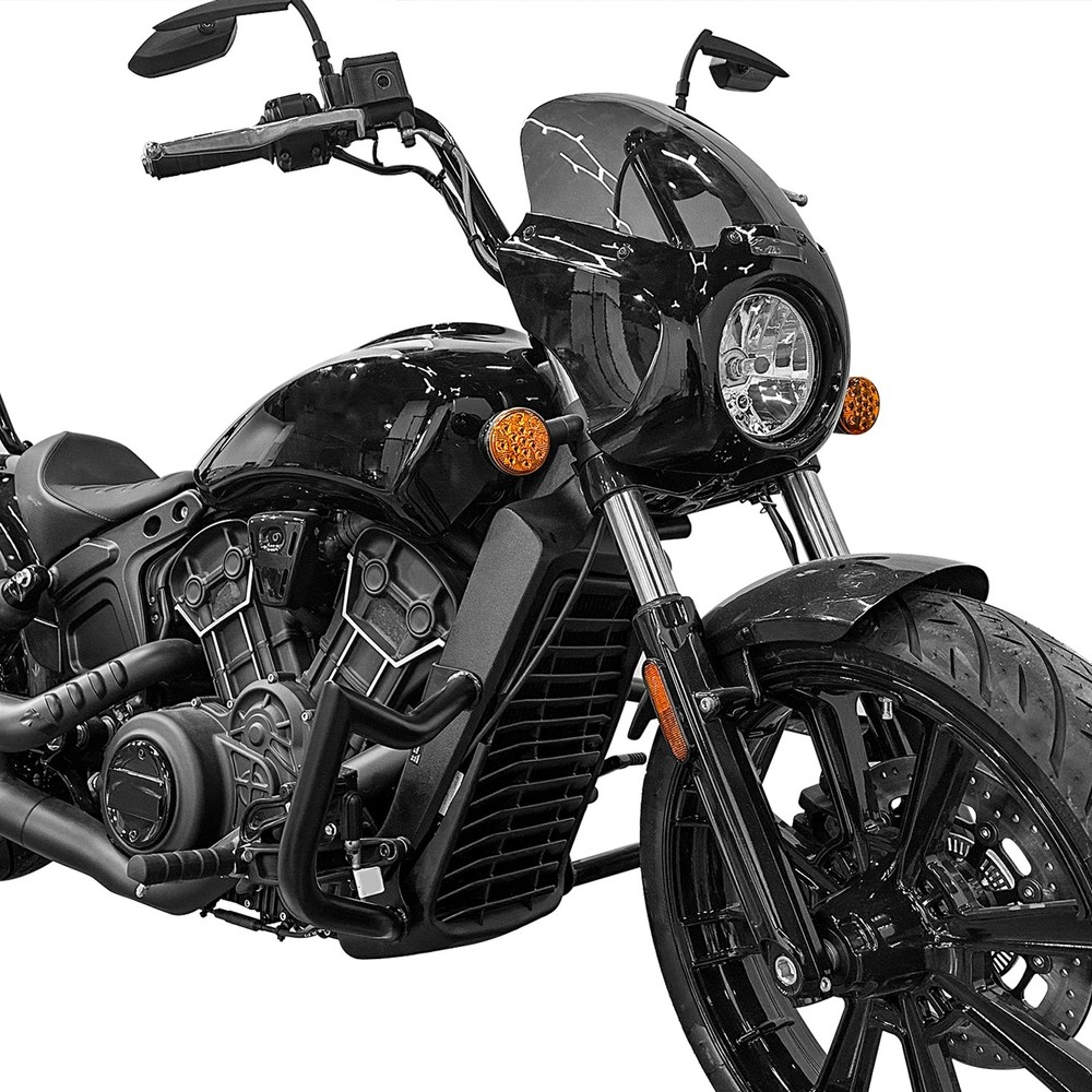 Sharp Front Engine Guard Crash Bar For Indian Scout Bobber Twenty Sixty 20-24