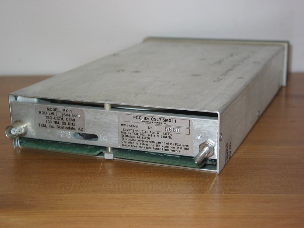 TKM MX-11 COM RADIO REPLACES NARCO COM-11 COM-11A COM-11B COM111 COM-111B COM120