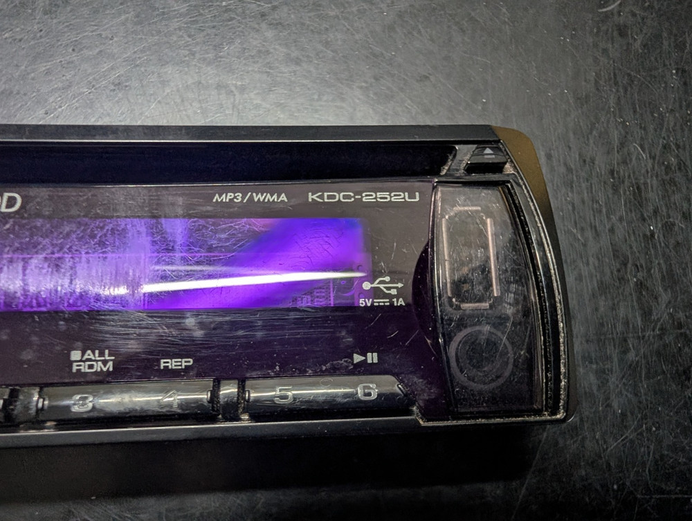 Kenwood KDC-252U Replacement FACEPLATE ONLY