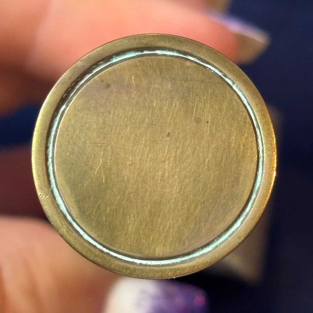 Art Deco Wax Seal Stamp Press Marble Handle Blank