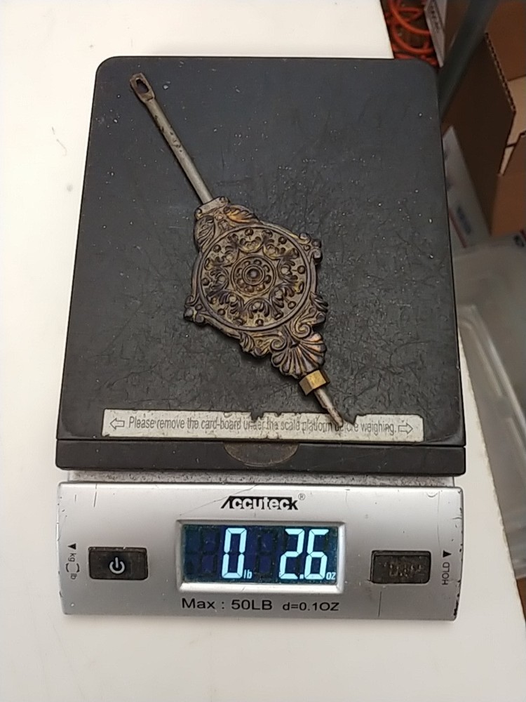 SESSIONS PARLOR CLOCK PENDULUM