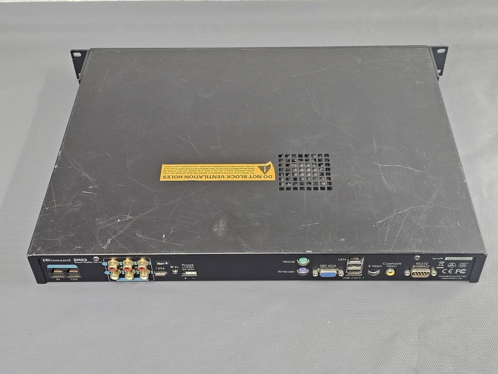 Russound SMS3 Smart Media Server No Power Source