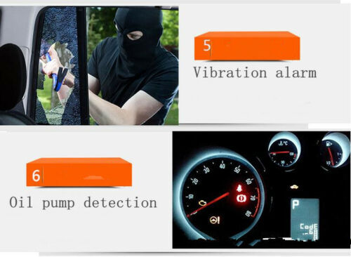 Car One Key Remote Start System Ignition Engine Start Button Vibration Alarm Kit