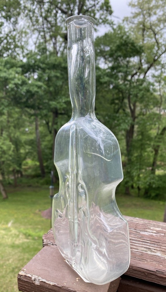Blown Clear Cello Bottle
