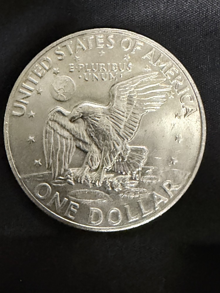 1972 p Type 3 Eisenhower Dollar "Ike Silver Dollar" MS SixtyFour Condition