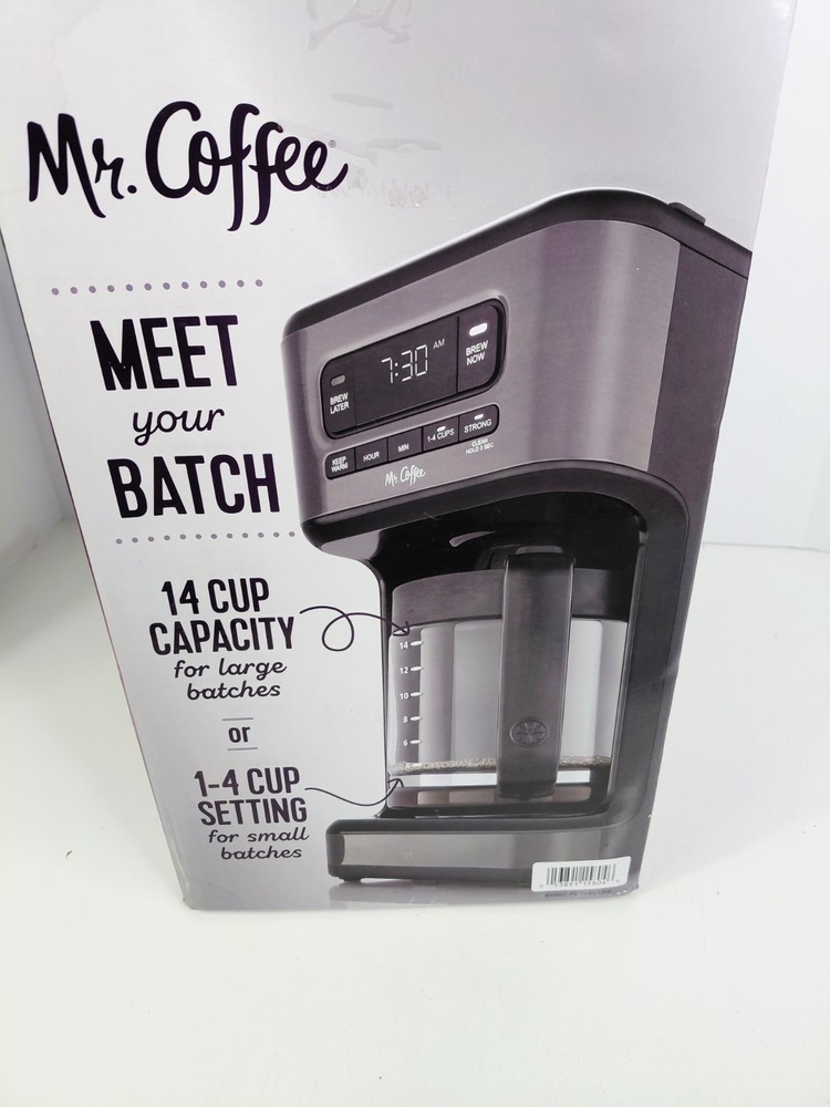 Mr. Coffee 14-Cup Programmable Coffee Maker with Reusable Filter