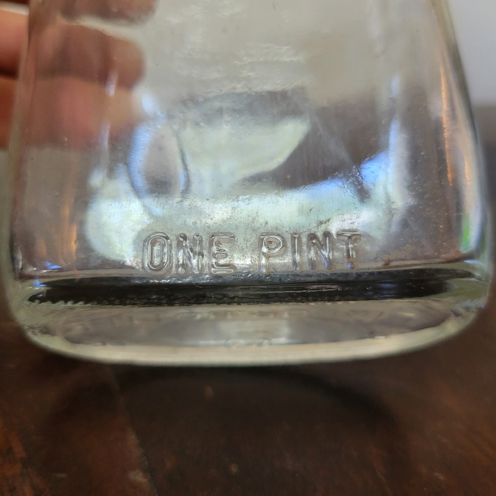 Vintage Harper Liquor Bottle 1 Pint Clear