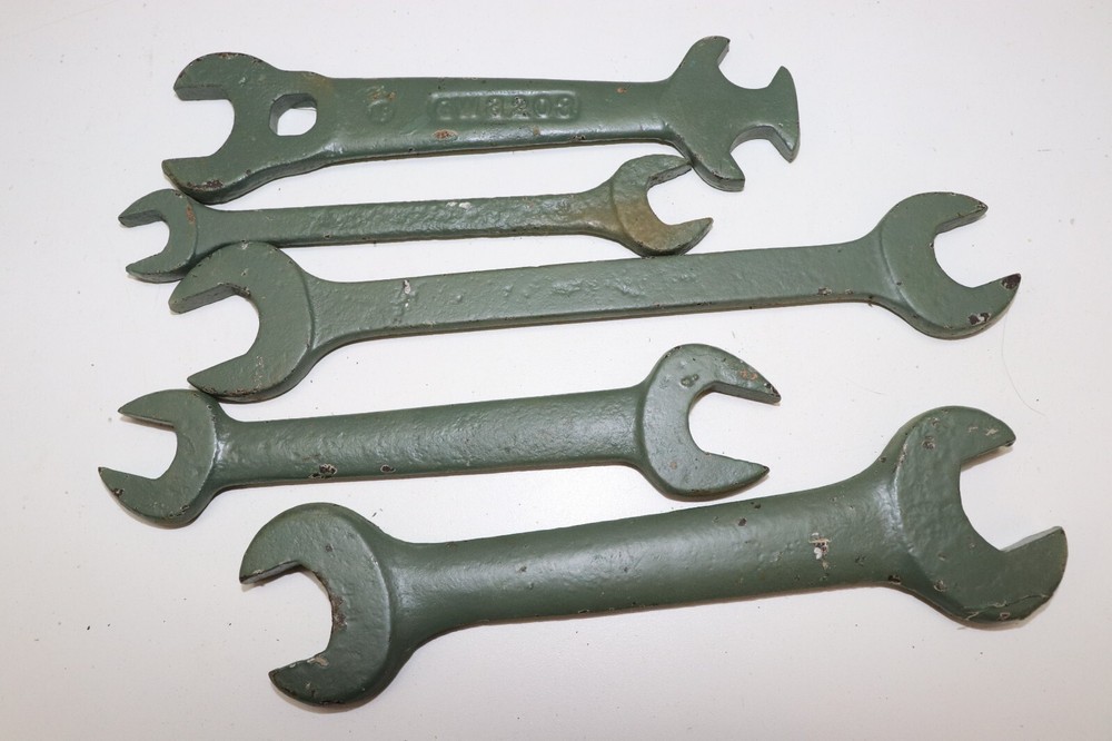 WWII US wrenches assorted sizes lot of 5 E561