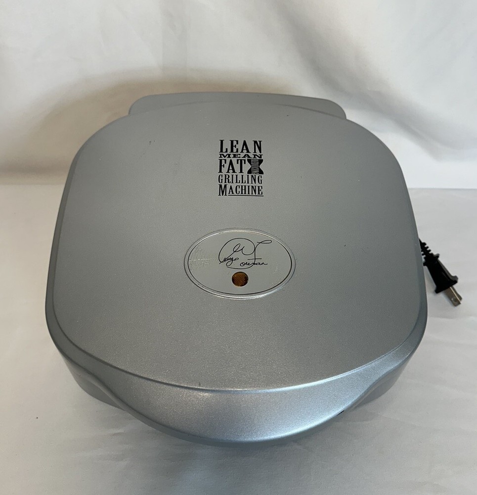George Foreman Lean Mean Fat Reducing Grilling Machine Indoor Grill