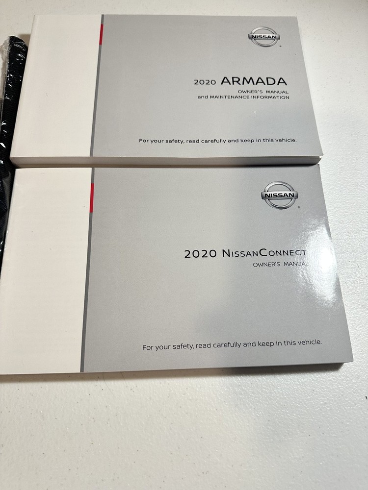 2020 Nissan Armada Owner's Manual Set
