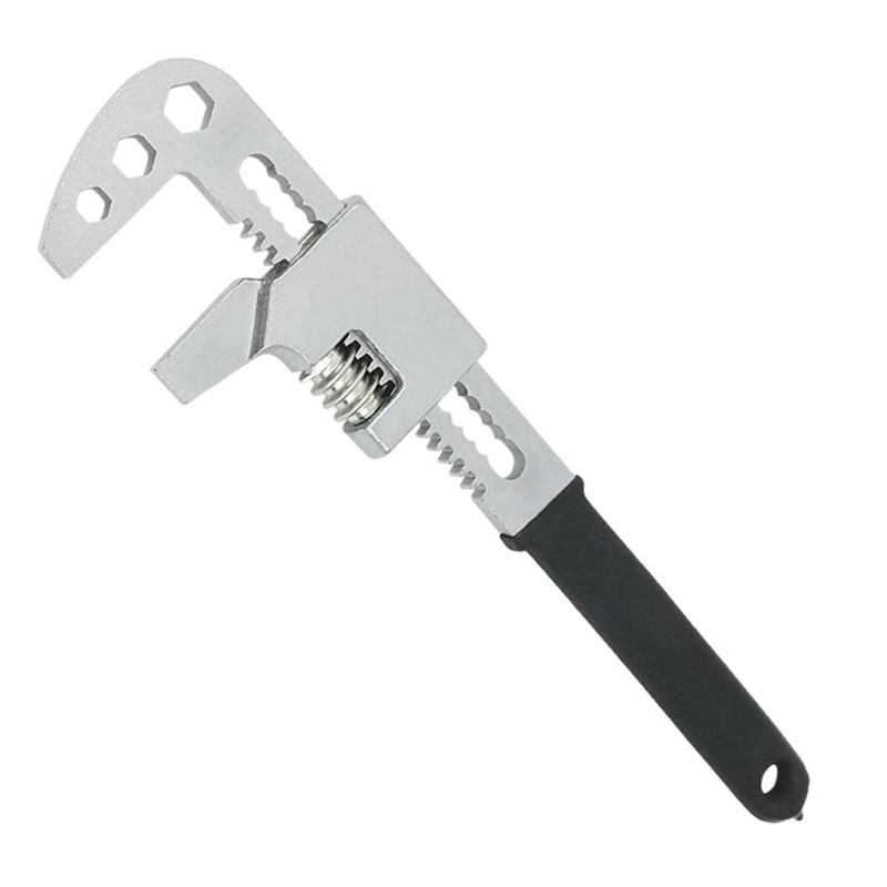 F-type Wrench Right Angle Wrench Adjustable Spanner Pipe Wrenches Wide Jaw