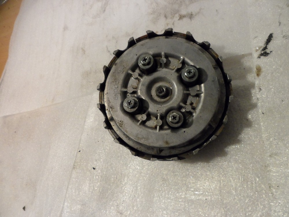 Yamaha sr125 e '82 (10f) clutch, pressure plate, inner, outer basket.
