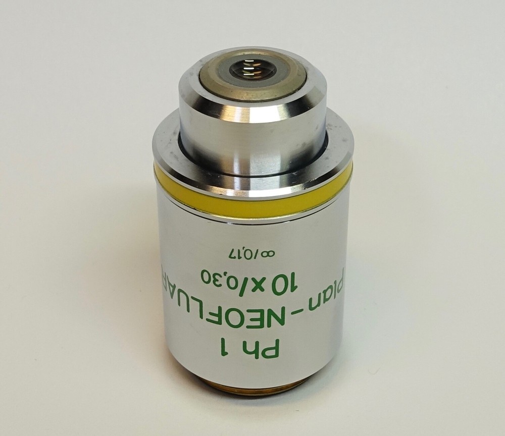 Zeiss Plan-NEOFLUAR 10X/0.30 ∞/0.17 Ph1 Microscope Objective, PN 440331