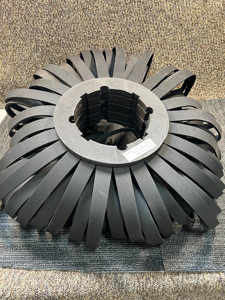 60" LD Solid Black Ring 21-B60-02-KP Low Density Bun Heavy Duty fits Macneil