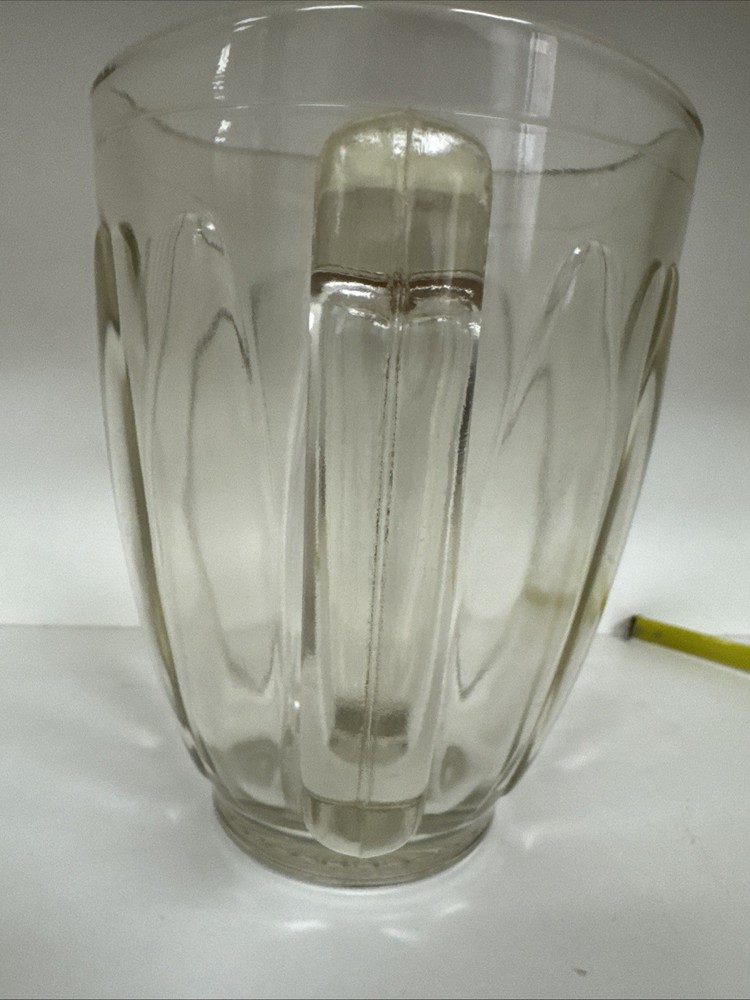 VINTAGE FLUTE PATTERN WATER PITCHER MCM