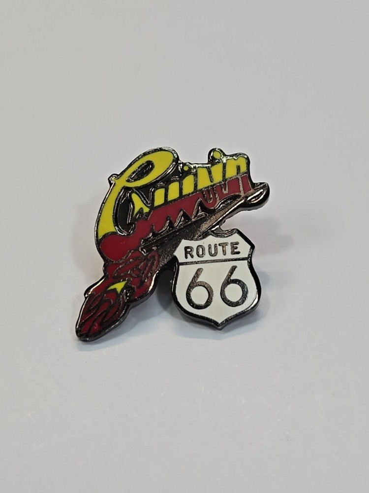 Crusin Route 66 Souvenir Lapel Pin
