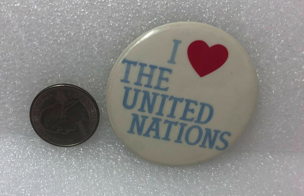 I Love The United Nations Pin