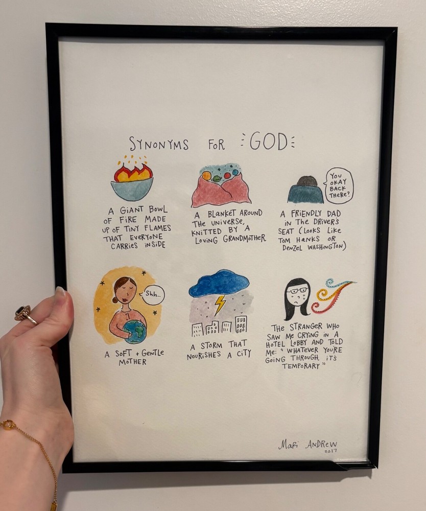 Mari Andrews Original Drawing (2017, 9x12”)