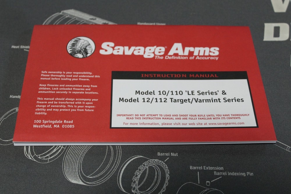 Savage Centerfire Rifle Owner's Packet