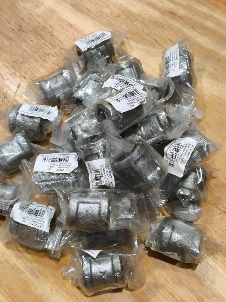 Galvanized Malleable Iron Coupling 1/2 in. NPT Female