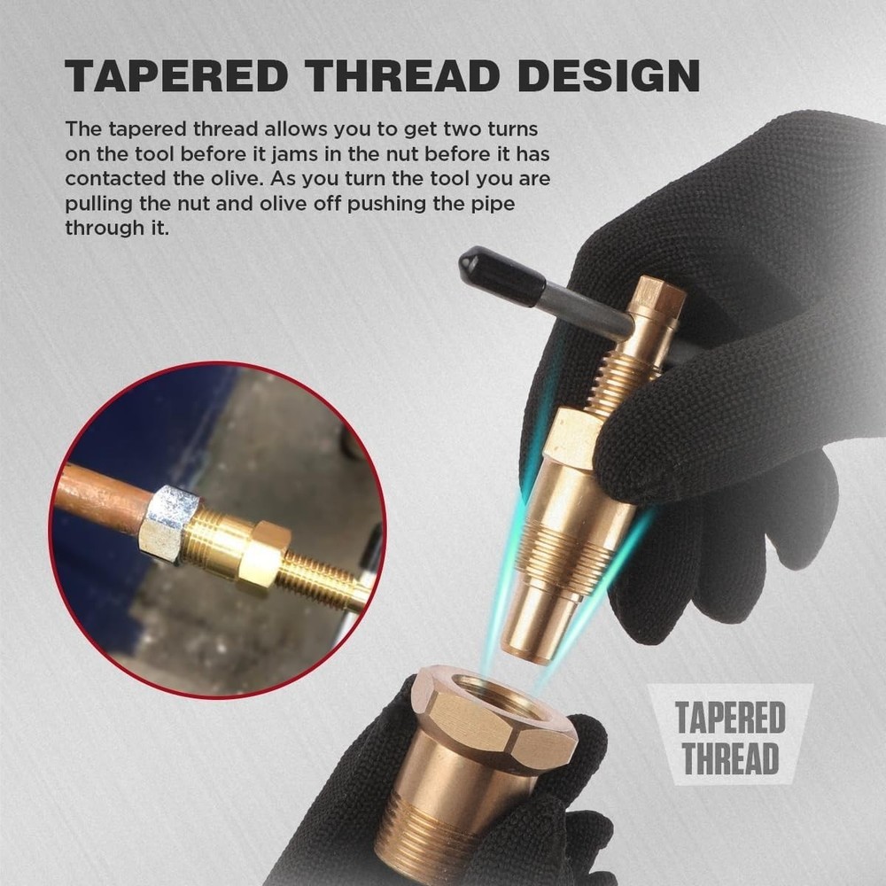 Compression Sleeve Puller Tool, Upgraded Hexagonal Head Design, Ferrule Puller P