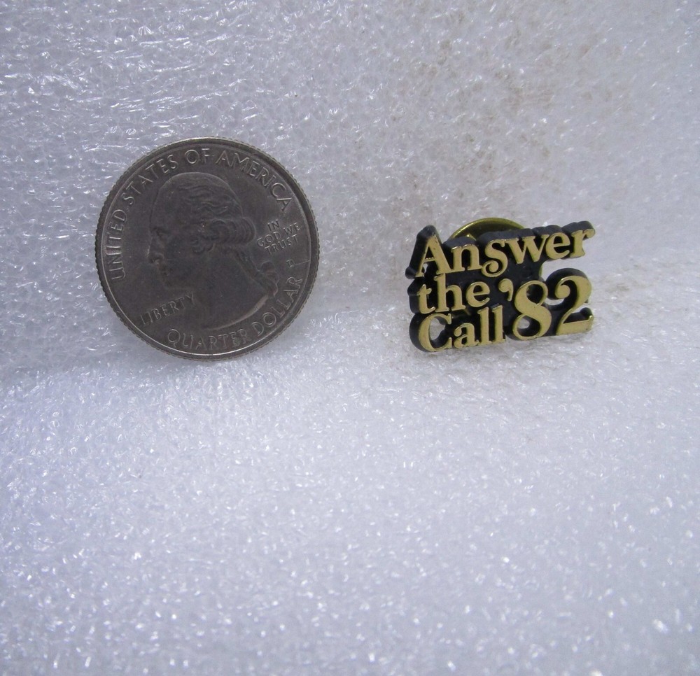 Answer The Call '82 Plastic Pin