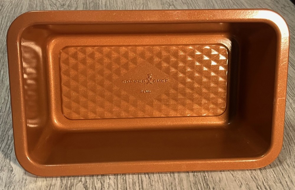 Copper Chef Diamond Bakeware 9x5 Loaf Pan Non Stick