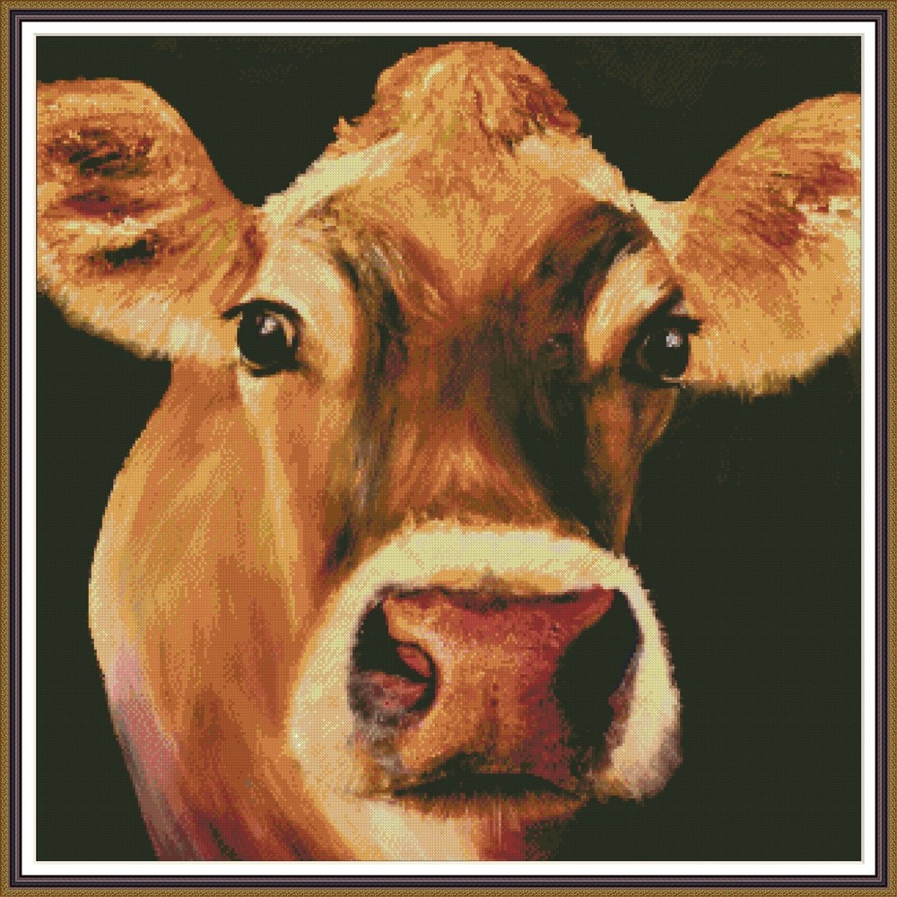 Sweet Cow 208 - Chart Counted Cross Stitch Pattern Needlework