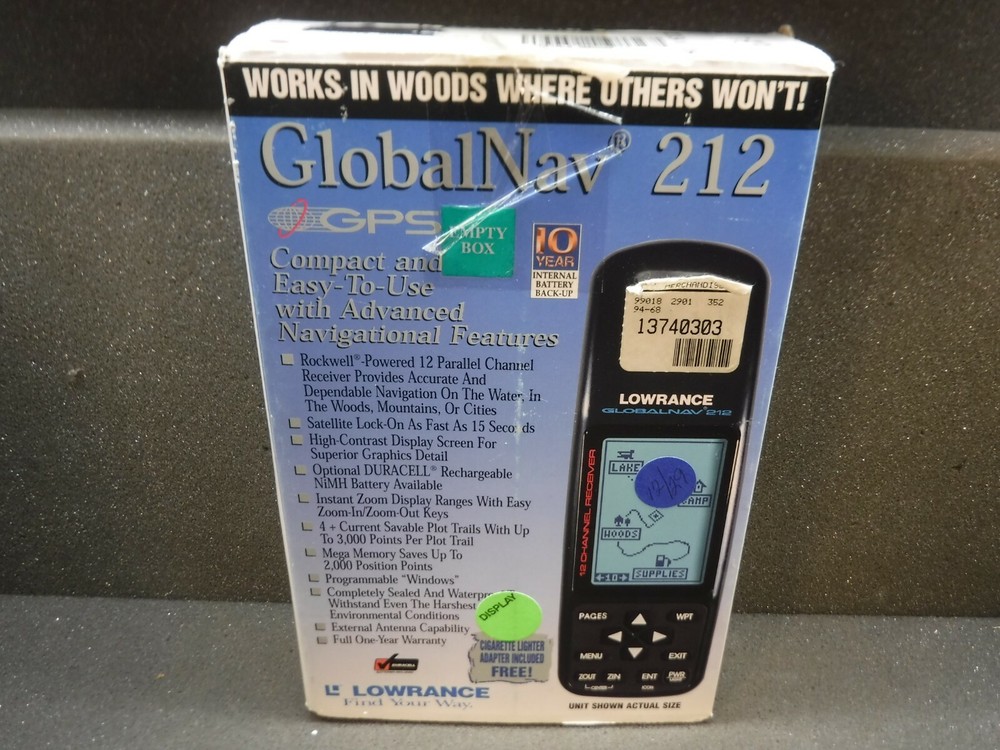 GlobalNav 212, Two Units In One Box (Used) ** Both Units Powers On **