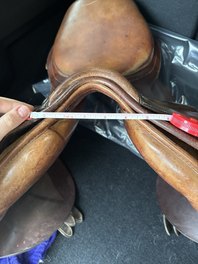Bates Jumping Saddle CAIR Panel System Brown 16/16.5 in