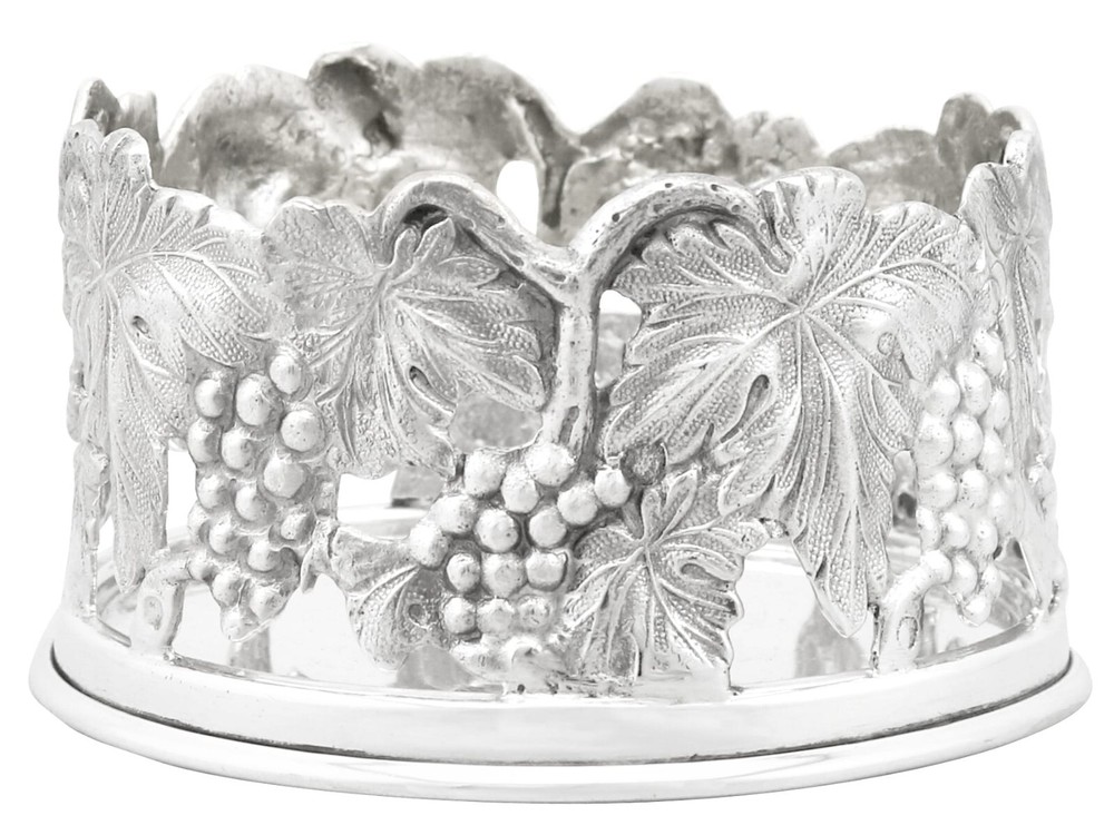 Continental Silver Coasters, European, 1960s
