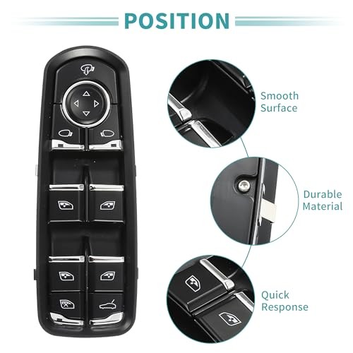 Front Left Driver Side Power Window Switch Window Control Switch Fit for