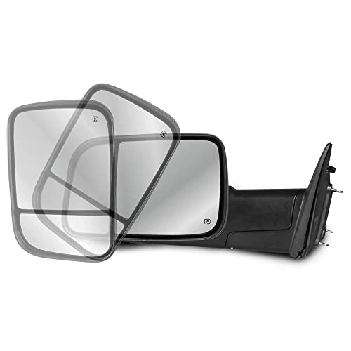 Left Driver Side Power Heated Mirror Compatible with 2009-2018 Ram Left Side