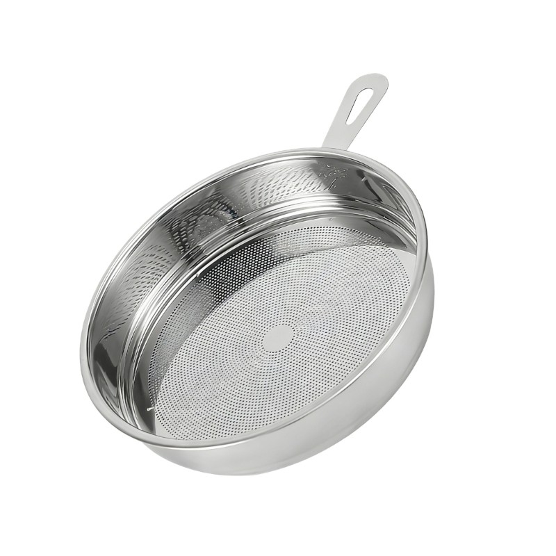 Stainless Steel Cooking Strainer With Comfortable Handle Fine Mesh Grease Filter