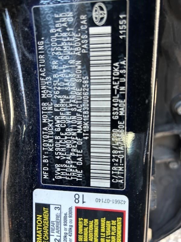 AVALON 2013 High Mounted Stop Light 104567048