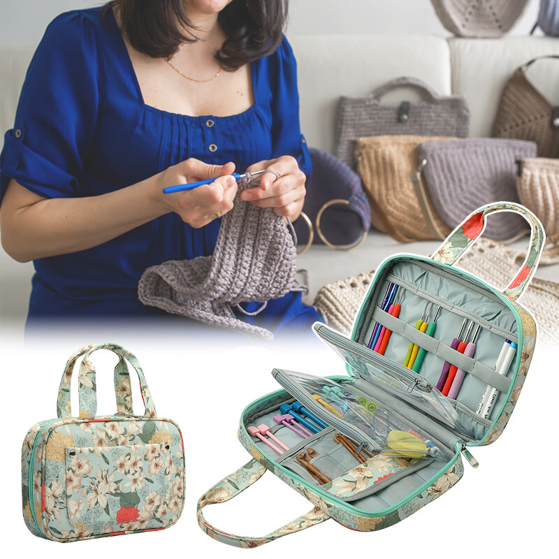 Weaving Tool Storage Bag Knitting Tool Portable Storage Bag Sewing Accessories