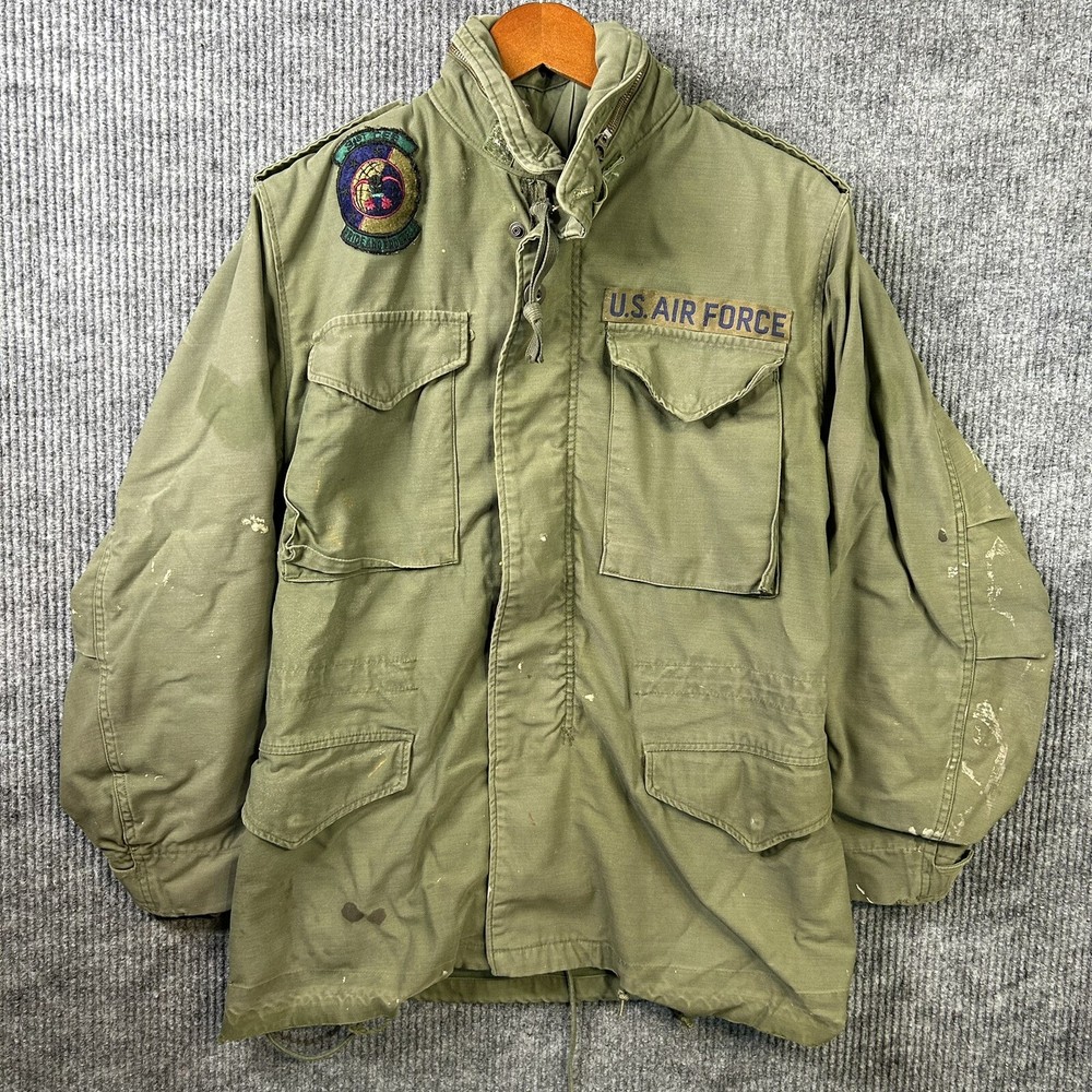 Vintage US Military M65 Cold Weather Field Coat Jacket Size Medium