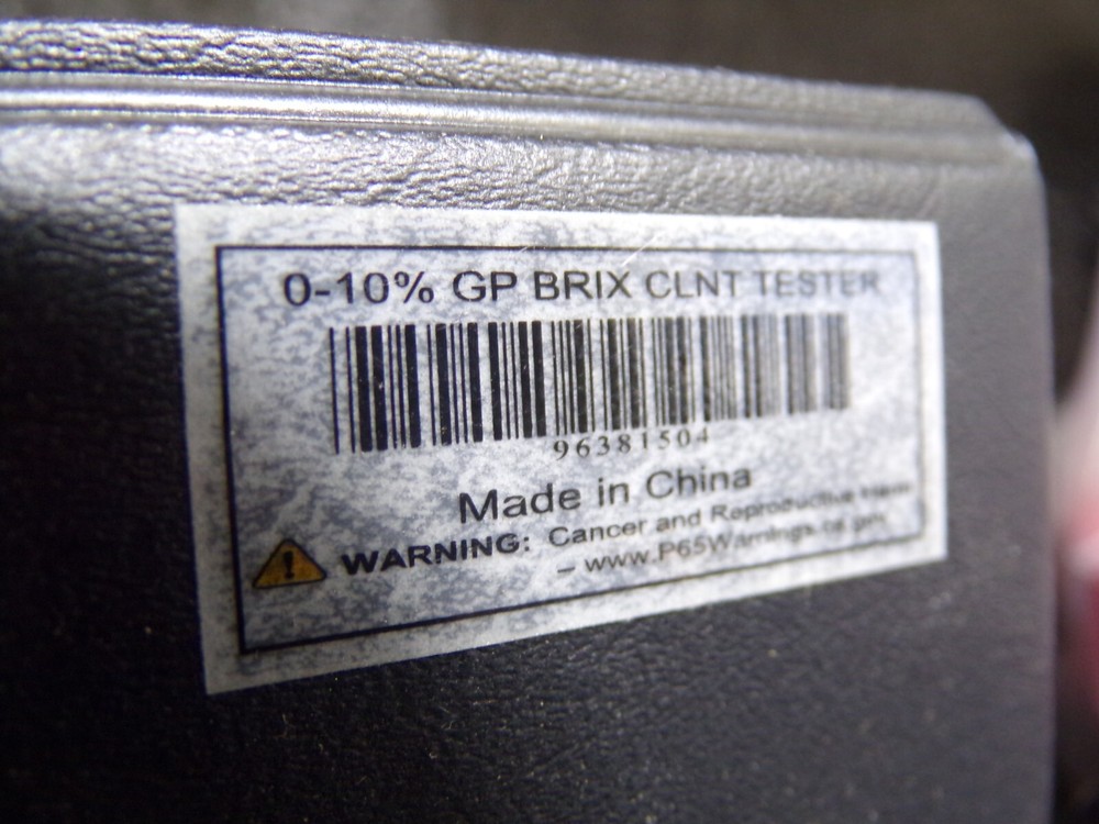 Value Collection Refractometer Coolant Tester Brix Scale Type SC09413386 (G)